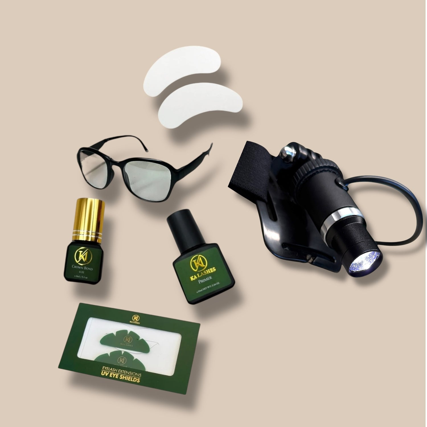 STARTER KIT! KA Lashes™ UV Light System Head Lamp