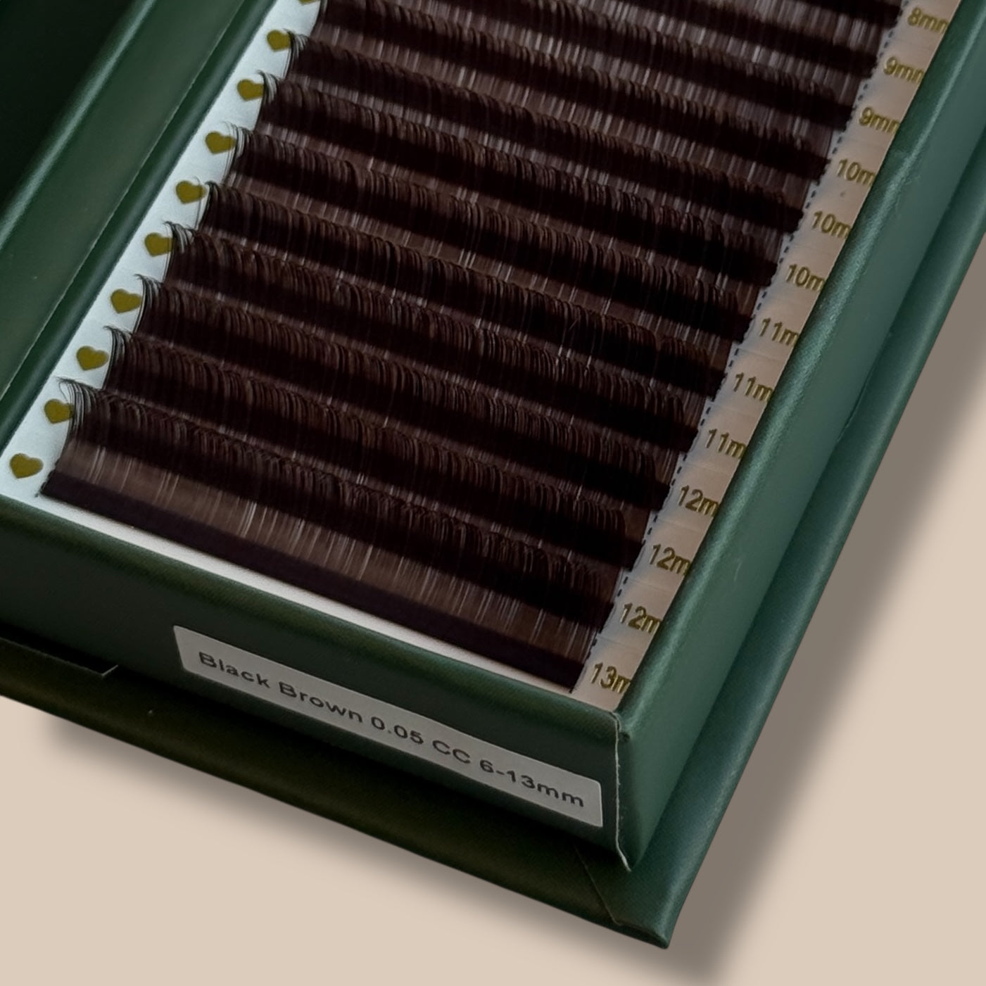 Black-brown Volume Lashes 0.05 Mix