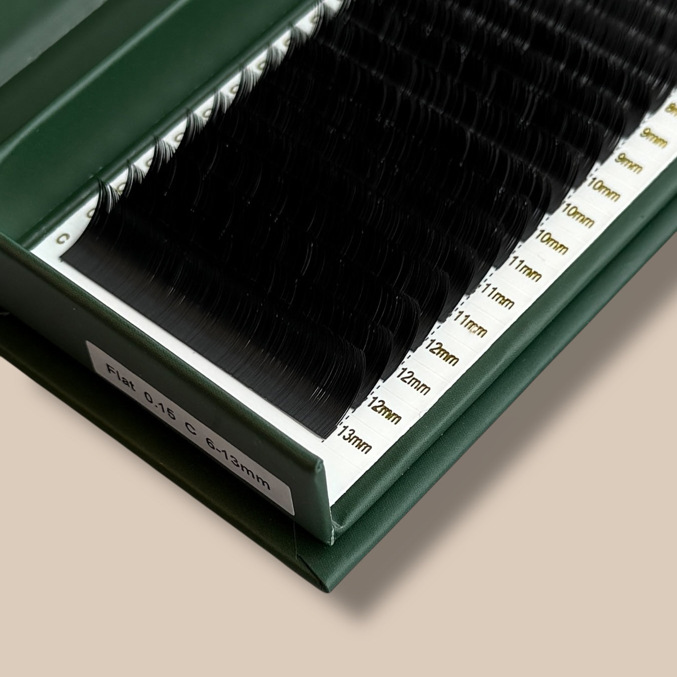 Black Flat Lashes 0.20