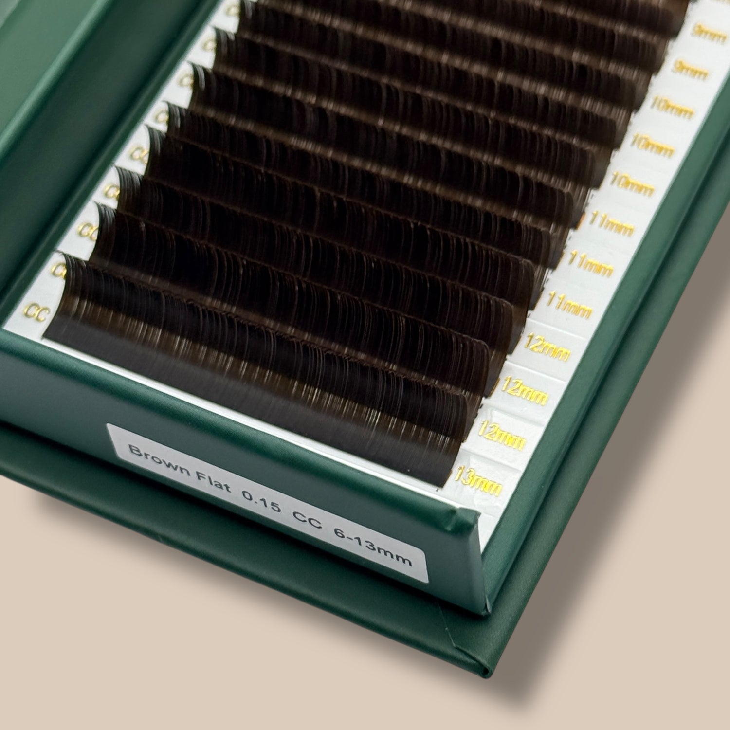 Black Flat Lashes 0.20